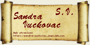 Sandra Vučkovac vizit kartica